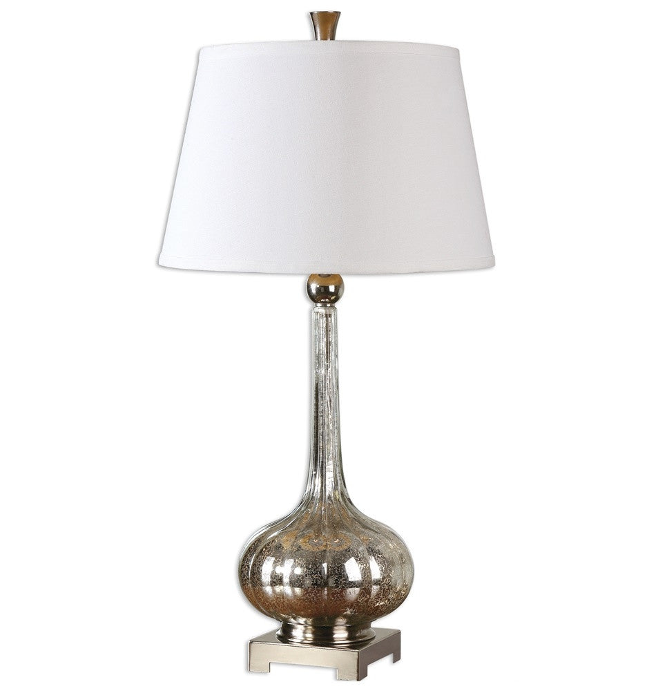 Oristano Polished Nickel Table Lamp