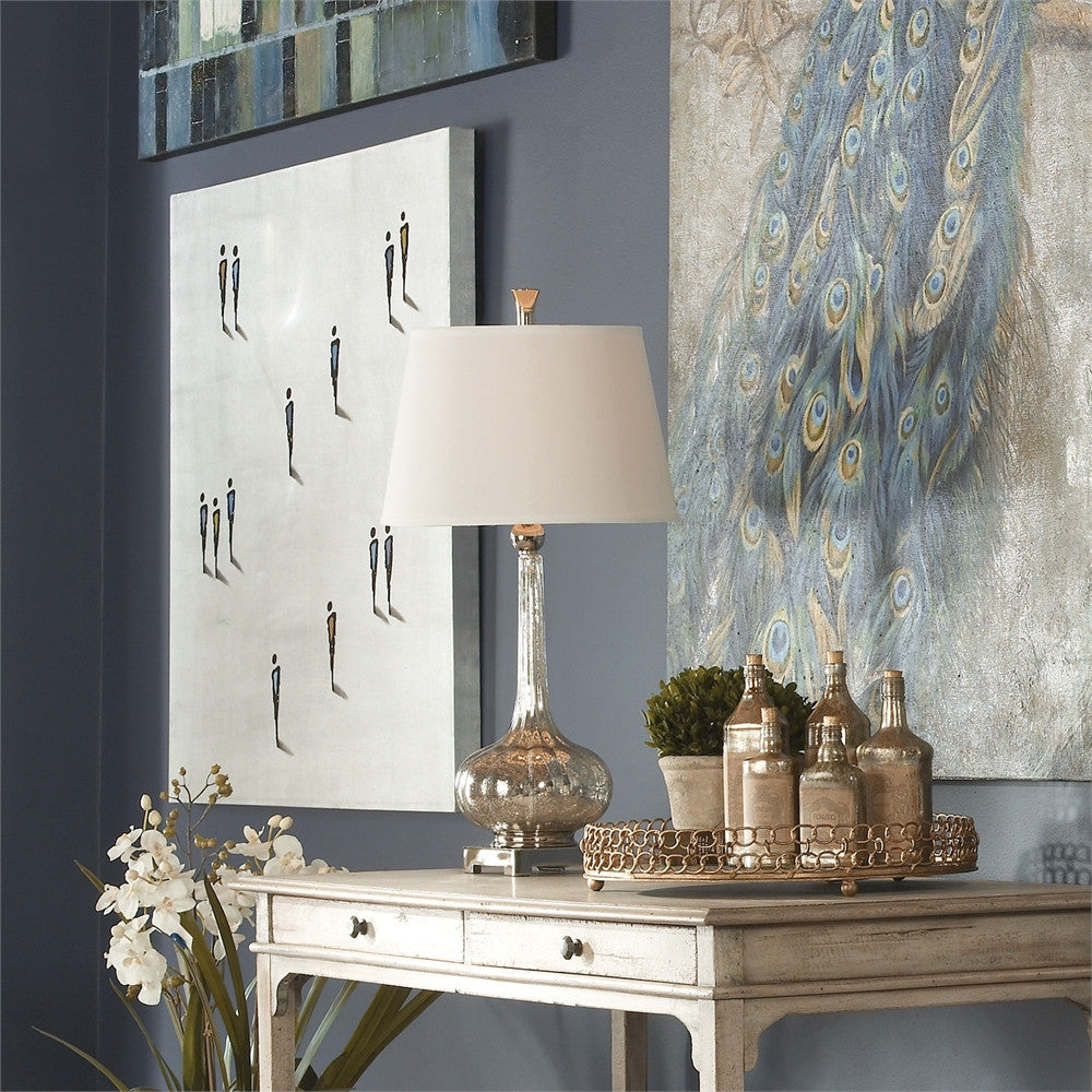 Oristano Polished Nickel Table Lamp sale