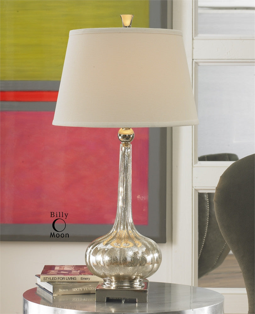 Oristano Polished Nickel Table Lamps