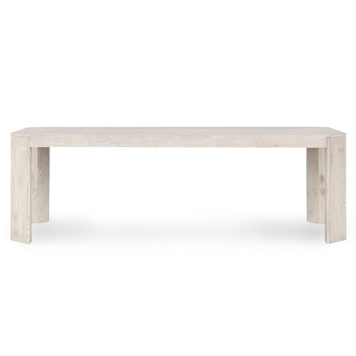 Macarthur 94" Oak Dining Table - White