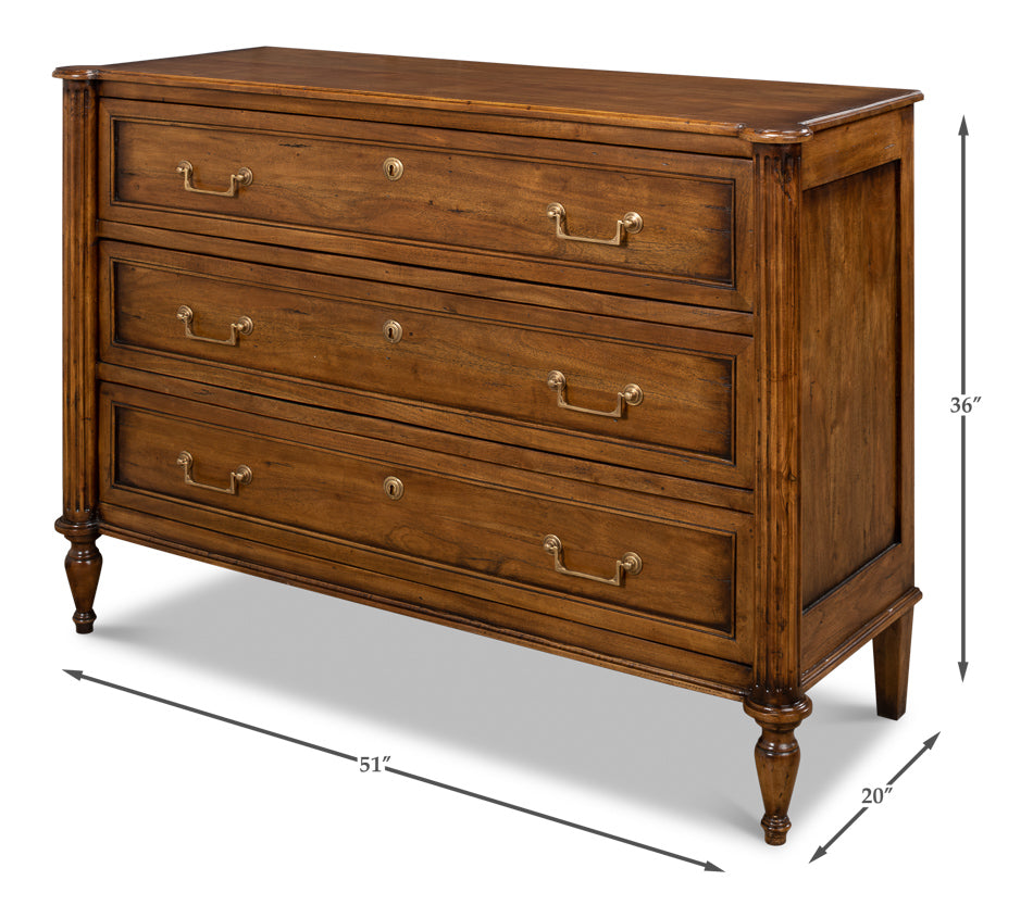 Ciborium Chest Of Drawers, Cline by Sarreid Ltd - view 6