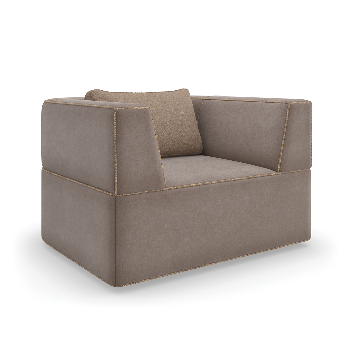 Marbella Chair Lucent Bronze Metallic Paint 42" by Caracole - view 2