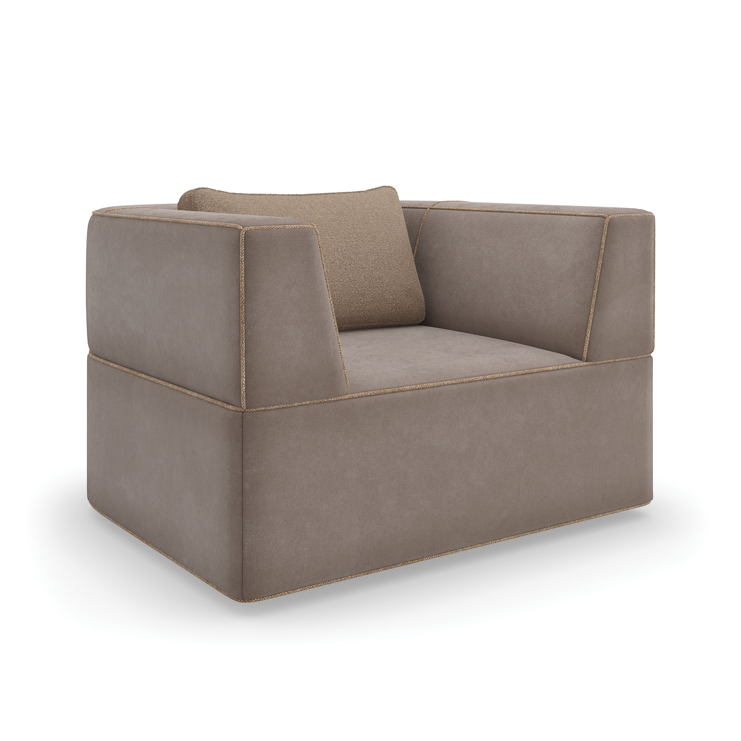 Marbella Chair Lucent Bronze Metallic Paint 42" by Caracole - view 2