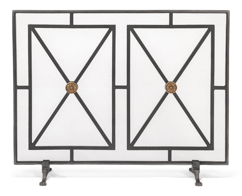 Paneled Firescreen by Sarreid Ltd - view 2