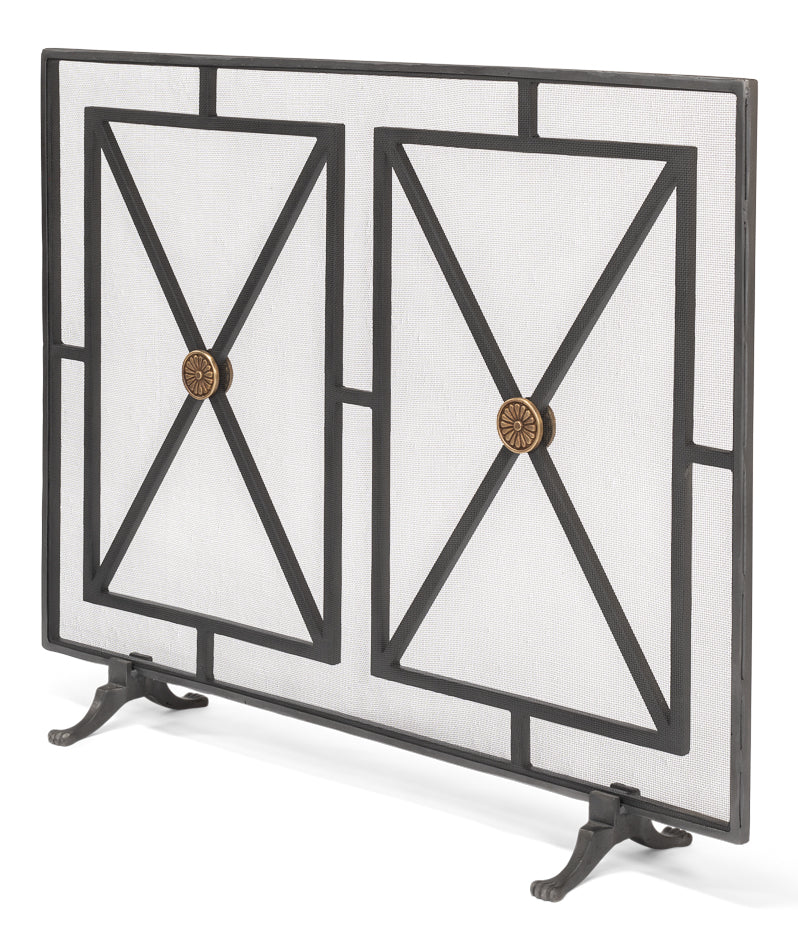 Paneled Firescreen by Sarreid Ltd - view 3