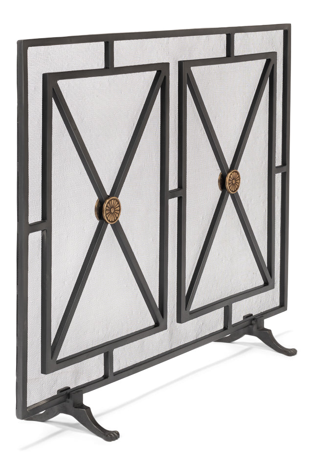 Paneled Firescreen by Sarreid Ltd - view 5