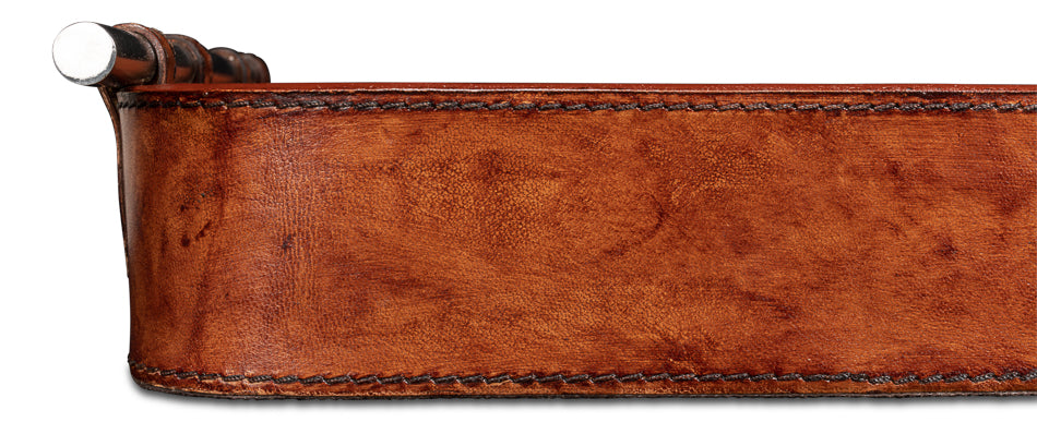 Safari Leather Tray by Sarreid Ltd - view 11
