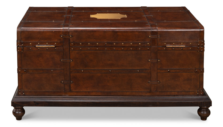 Laramie Trunk Coffee Table by Sarreid Ltd - view 8