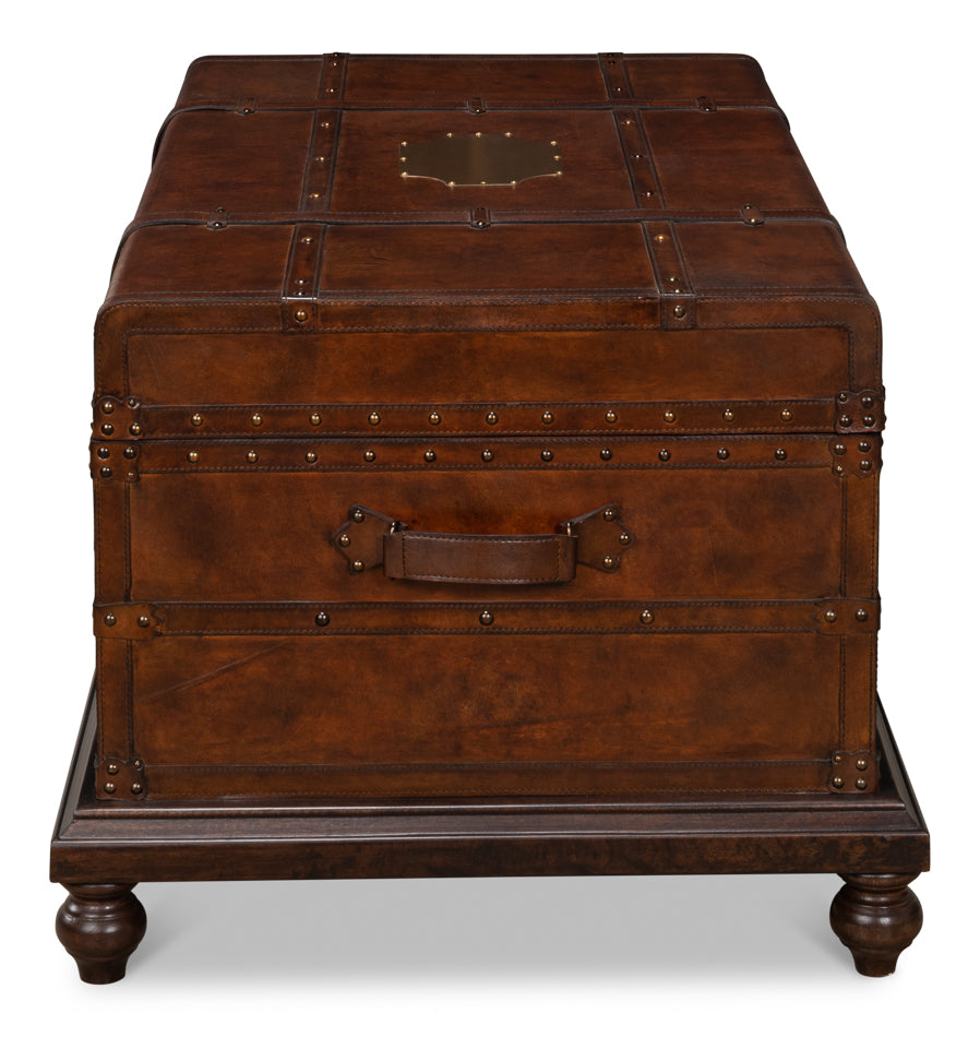 Laramie Trunk Coffee Table by Sarreid Ltd - view 9