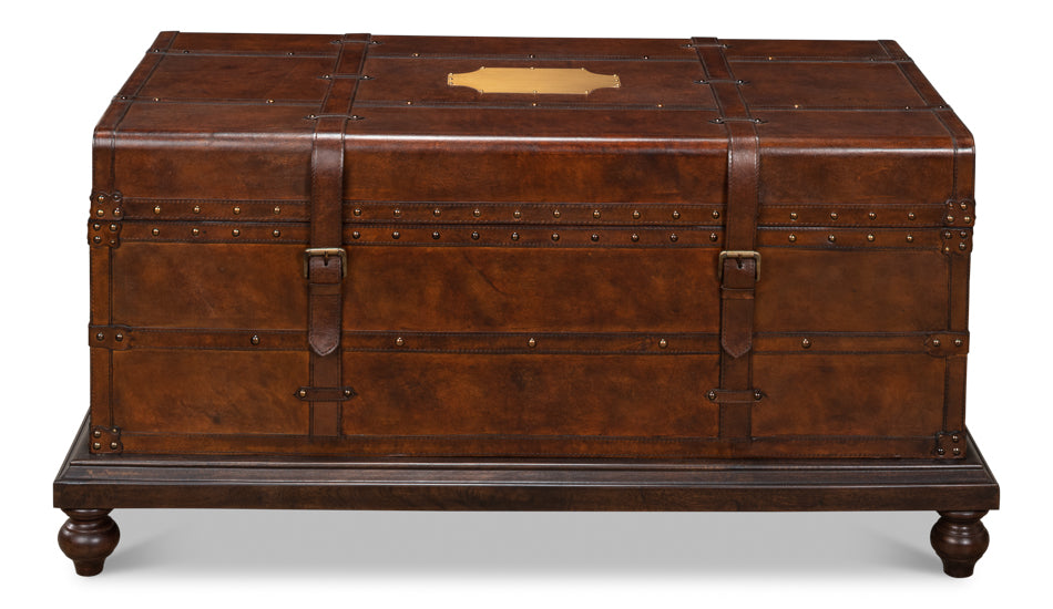 Laramie Trunk Coffee Table by Sarreid Ltd - view 2