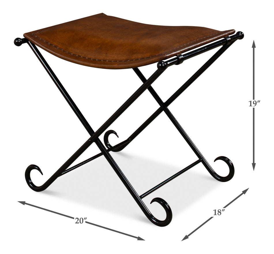 Mozambique Field Chair by Sarreid Ltd - view 6