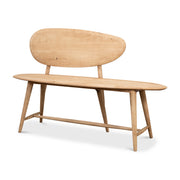 Pebble Bench (1 Back) Lionskin Finish by Sarreid Ltd