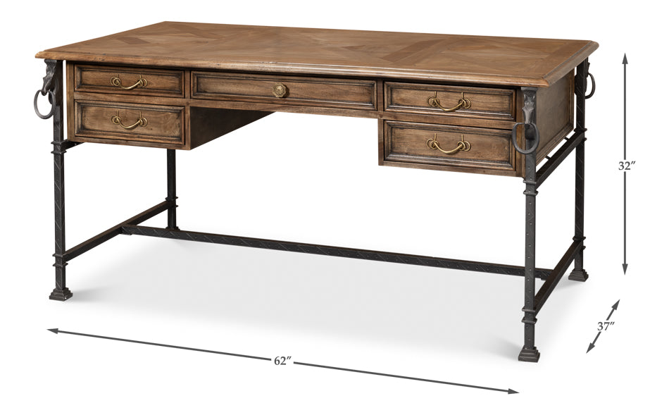Game Of Thornes Desk by Sarreid Ltd - view 6
