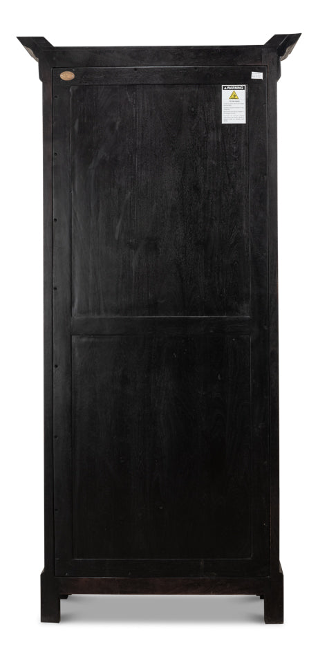 Bookcase In Ebony Finish by Sarreid Ltd - view 8