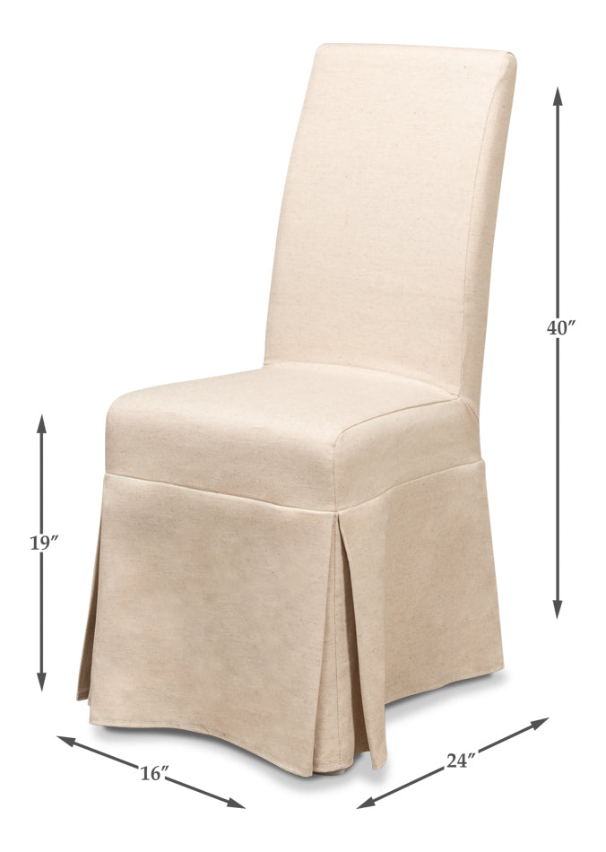 Draped Side Chair by Sarreid Ltd - view 5