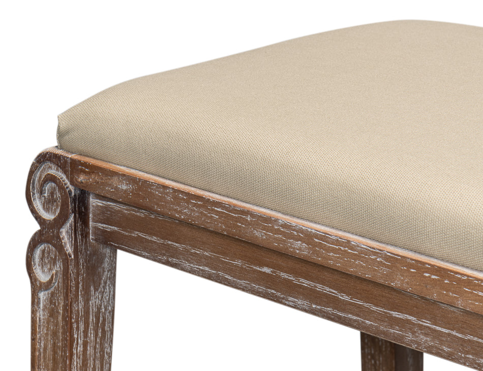 Smith Building Parlor Bench by Sarreid Ltd - view 9