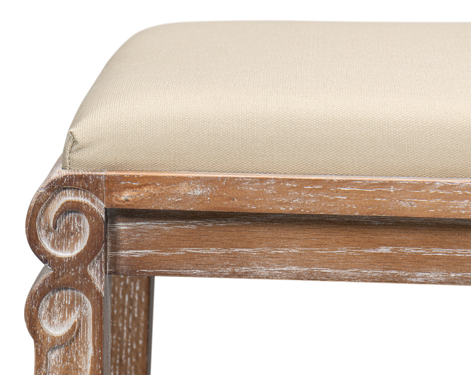 Smith Building Parlor Bench by Sarreid Ltd - view 11