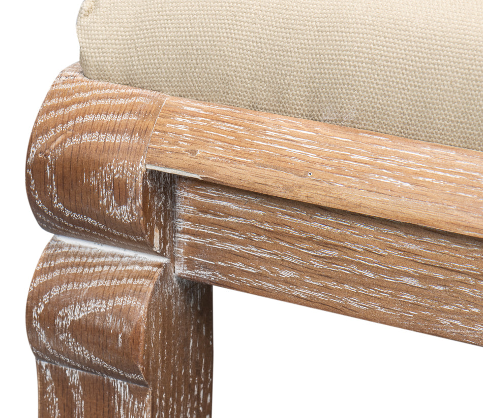 Smith Building Parlor Bench by Sarreid Ltd - view 12