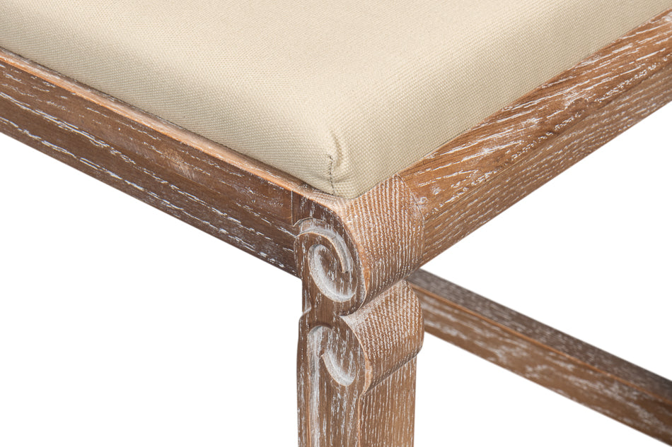 Smith Building Parlor Bench by Sarreid Ltd - view 7