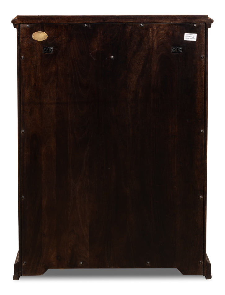 Austrian Hall Cabinet, Walnut by Sarreid Ltd - view 8