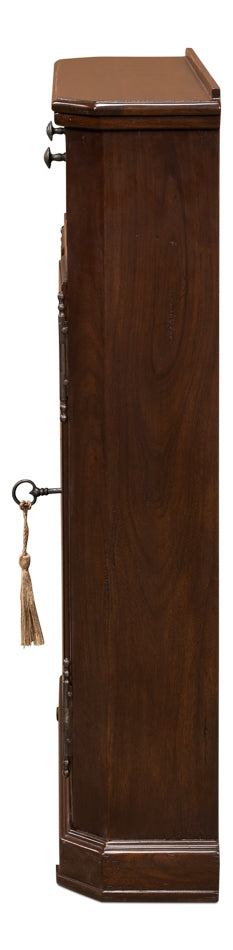Austrian Hall Cabinet, Walnut by Sarreid Ltd - view 9