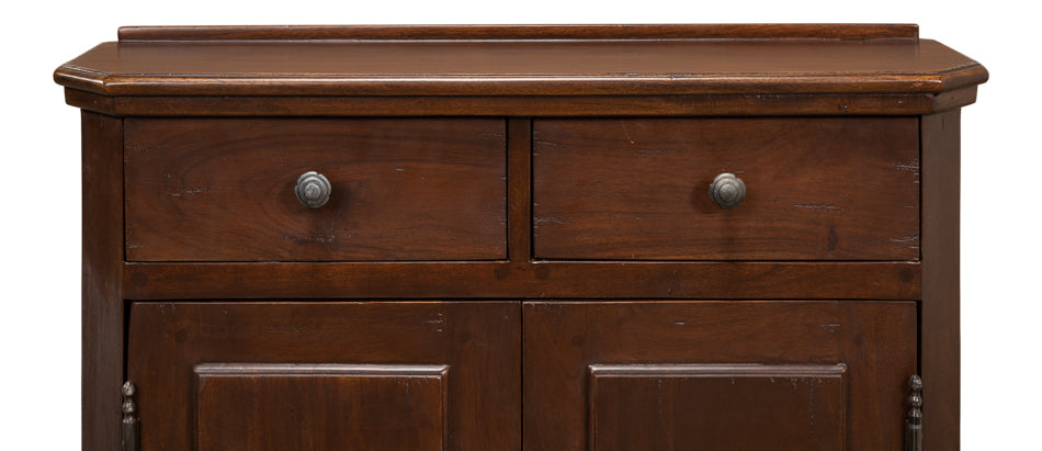 Austrian Hall Cabinet, Walnut by Sarreid Ltd - view 11