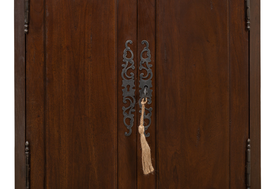 Austrian Hall Cabinet, Walnut by Sarreid Ltd - view 12