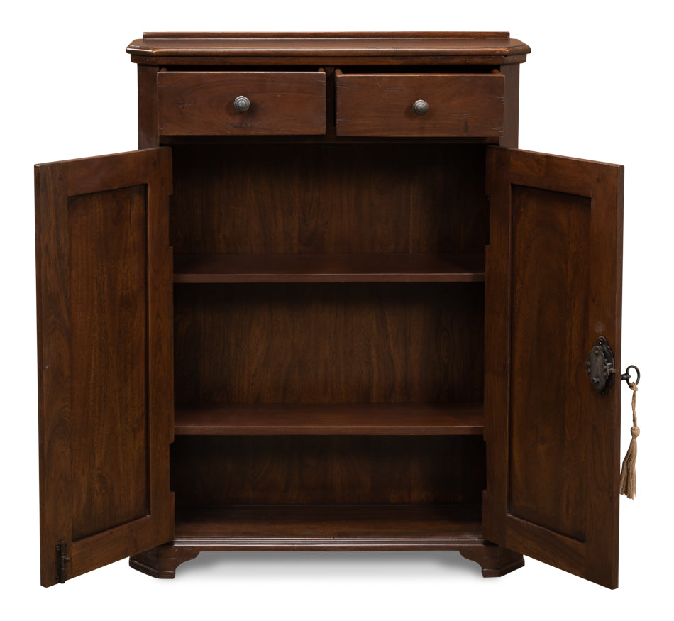 Austrian Hall Cabinet, Walnut by Sarreid Ltd - view 3