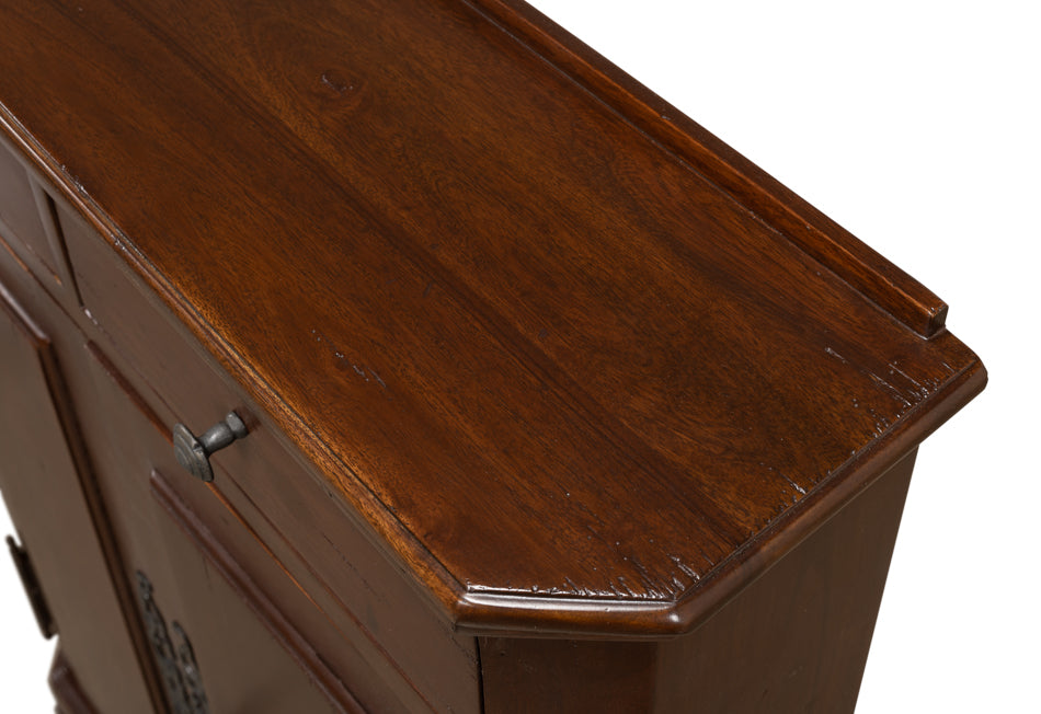 Austrian Hall Cabinet, Walnut by Sarreid Ltd - view 5