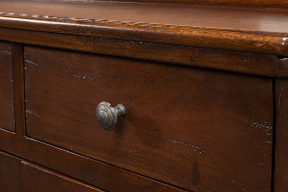 Austrian Hall Cabinet, Walnut by Sarreid Ltd - view 7