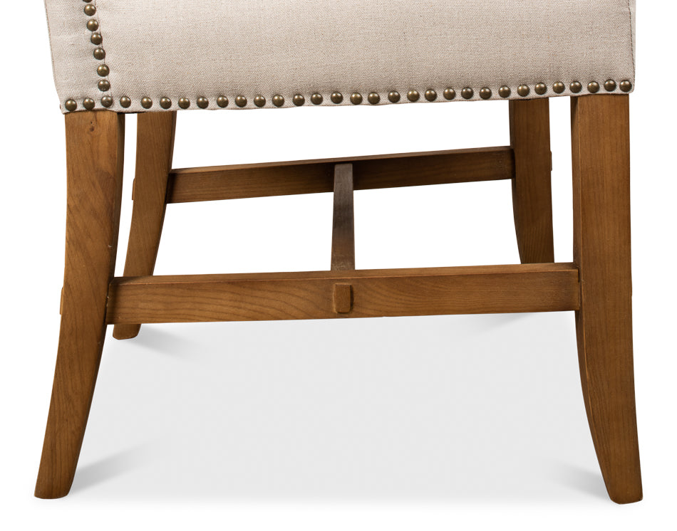 High Back Dining Chair by Sarreid Ltd - view 10