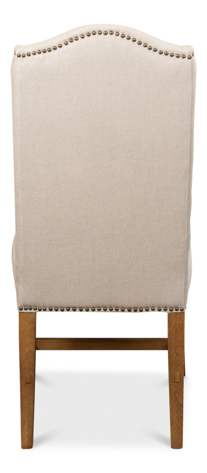 High Back Dining Chair by Sarreid Ltd - view 4