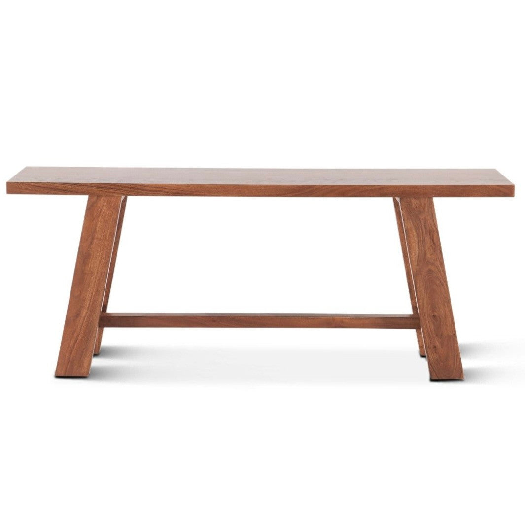 Savannah 60" Acacia Wood Counter Bench Cinnamon Brown