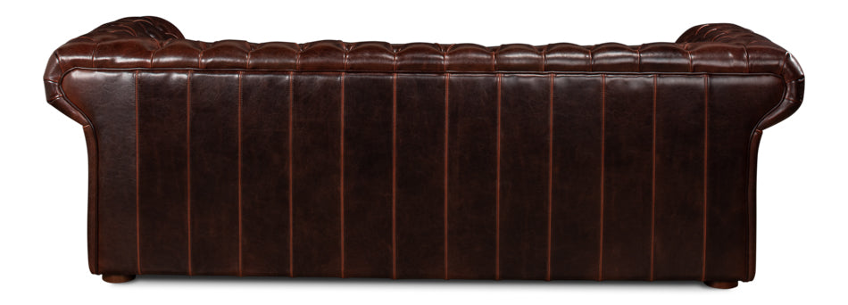 Piccadilly Sofa, Club Leather by Sarreid Ltd - view 4