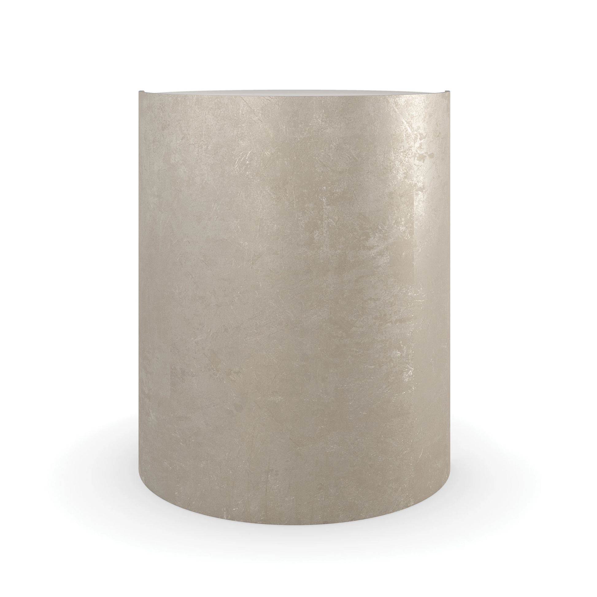 Nautilus Taupe Silver Leaf End Table 20" by Caracole - view 4