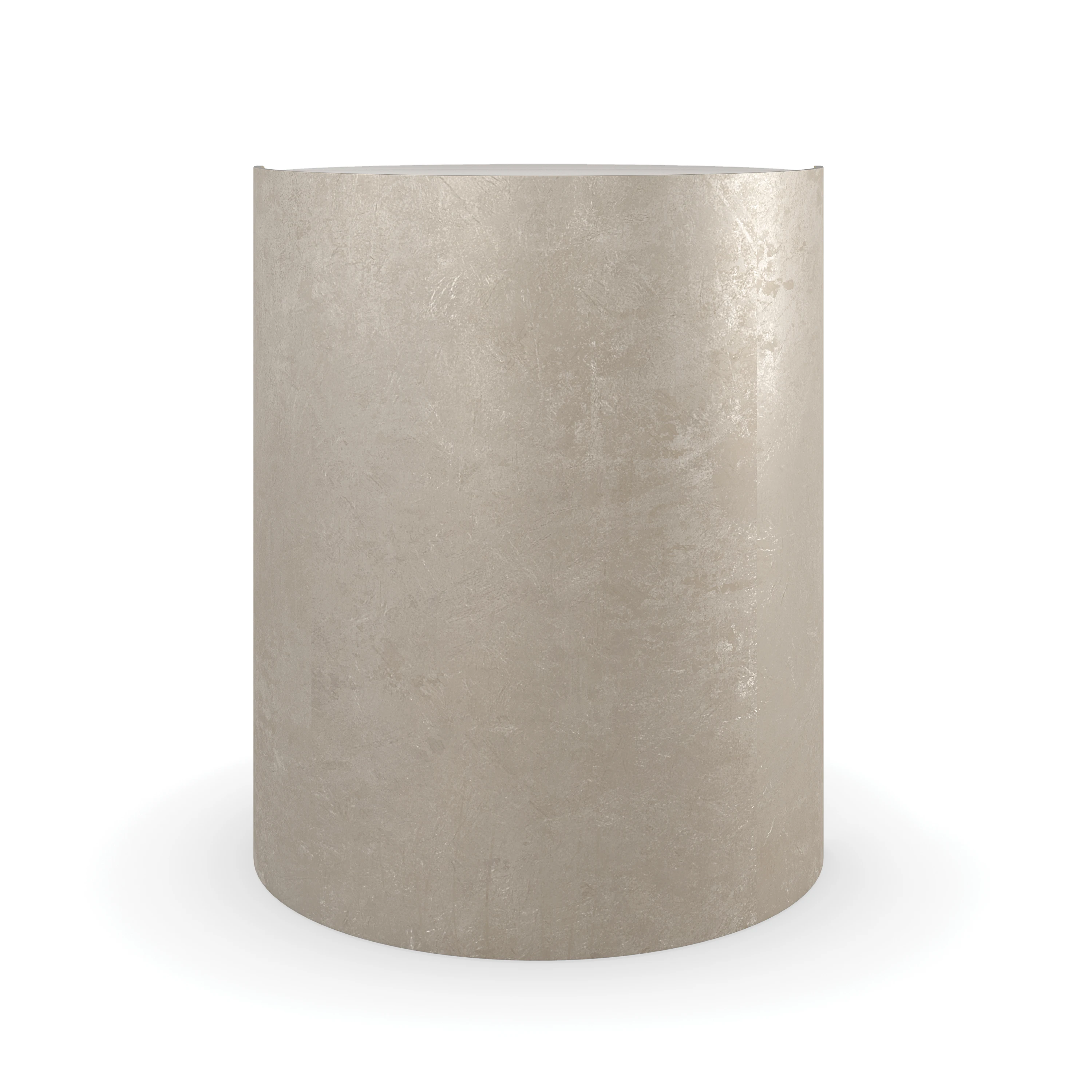 Nautilus Taupe Silver Leaf End Table 20" by Caracole - view 4