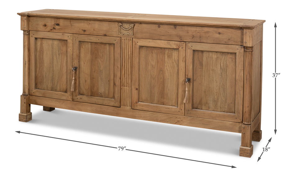 Caracole Credenza, Driftwood Finish by Sarreid Ltd - view 6