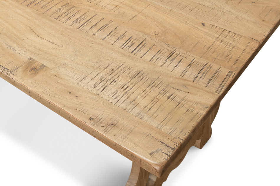 Calambac Dining Table, Driftwood Finish by Sarreid Ltd - view 9