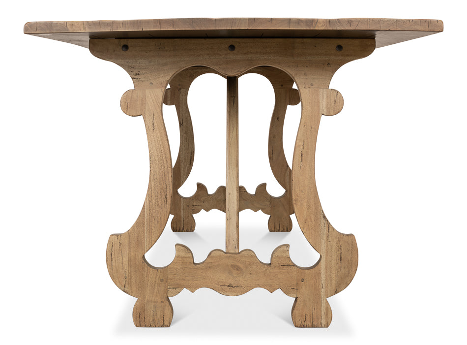 Calambac Dining Table, Driftwood Finish by Sarreid Ltd - view 7