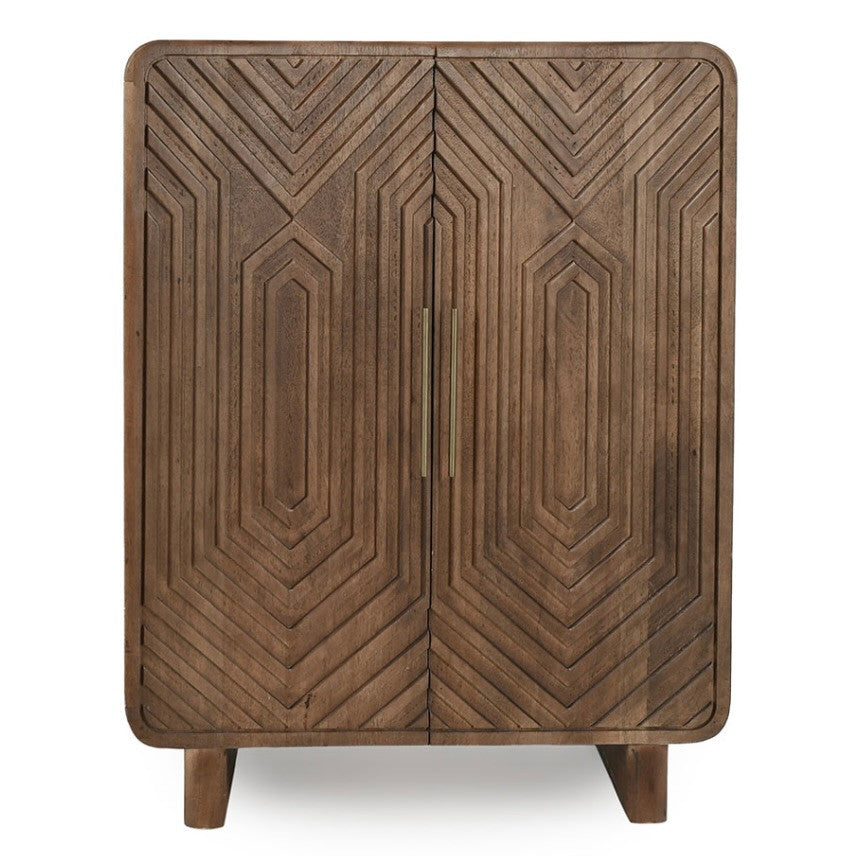 Holmes Solid Wood Bar Cabinet 36" 