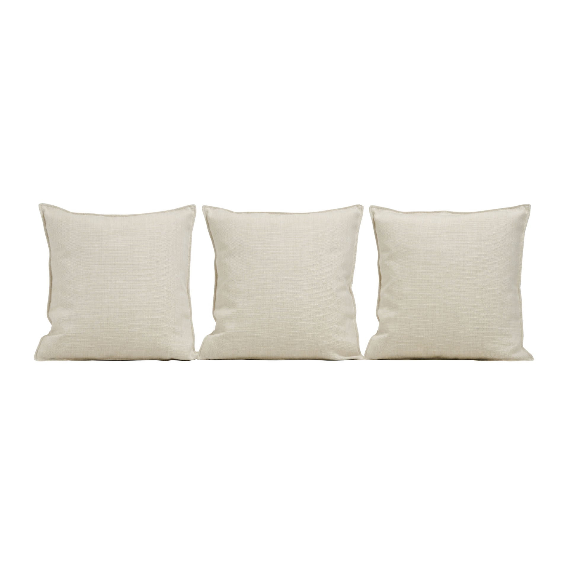 Tulip Interior 3-Seater Sofa Back Cushions (Set of 3)
