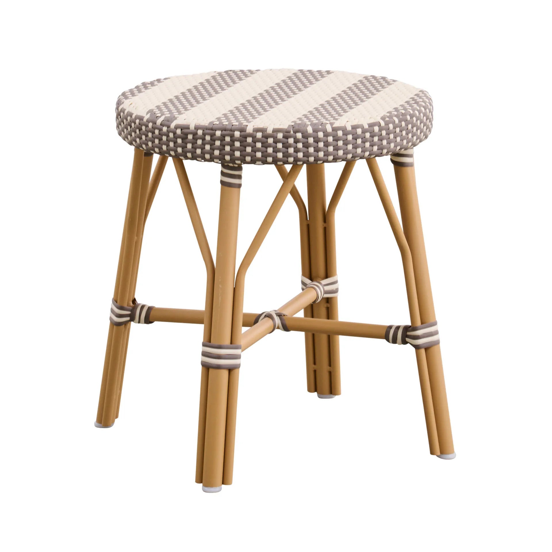 Simone Exterior Stool - Stripe