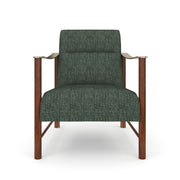 Slant Accent Chair Champagne Gold 28" by Caracole