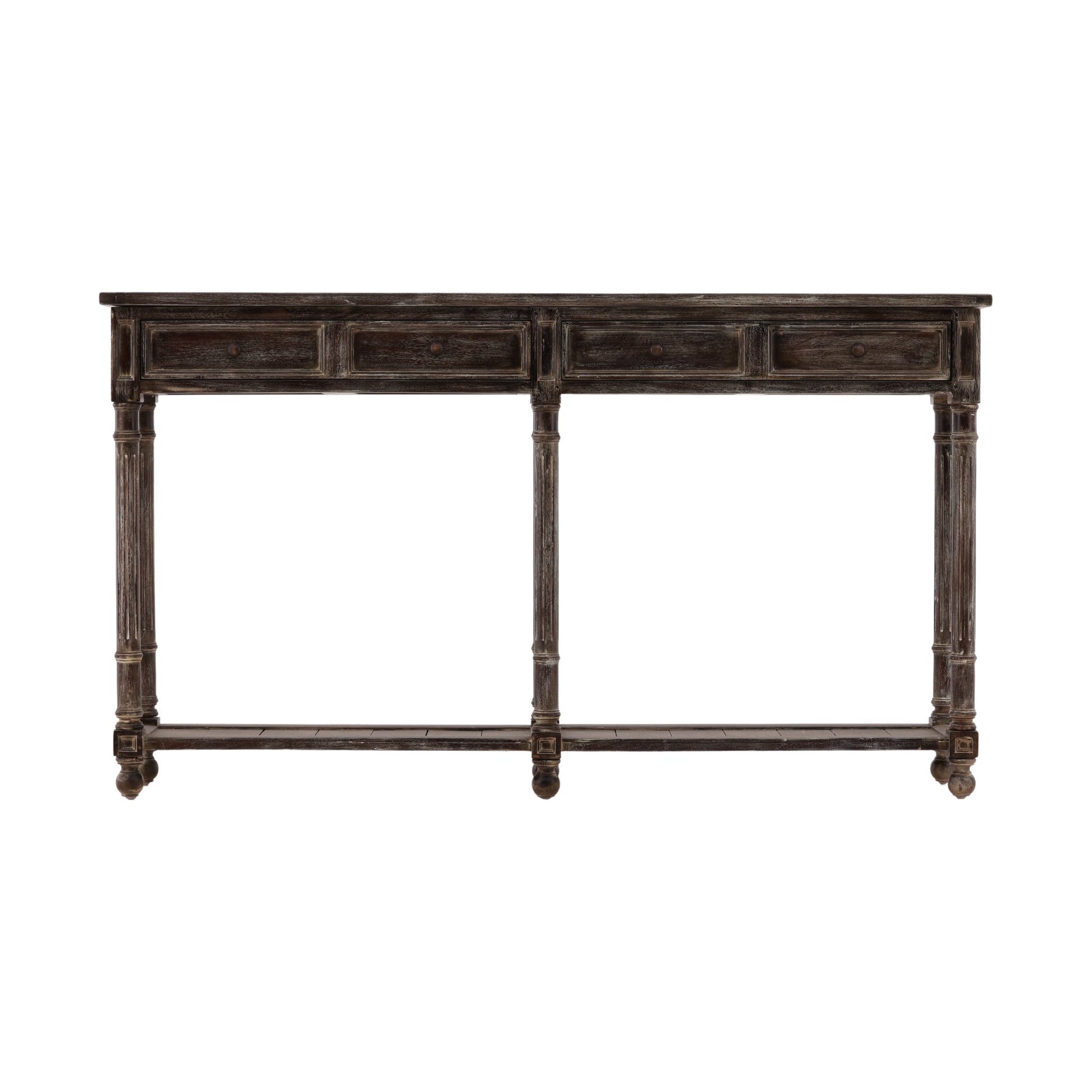 Narrow Console - 57.25' detail view by Furniture Classics at ZIN Home