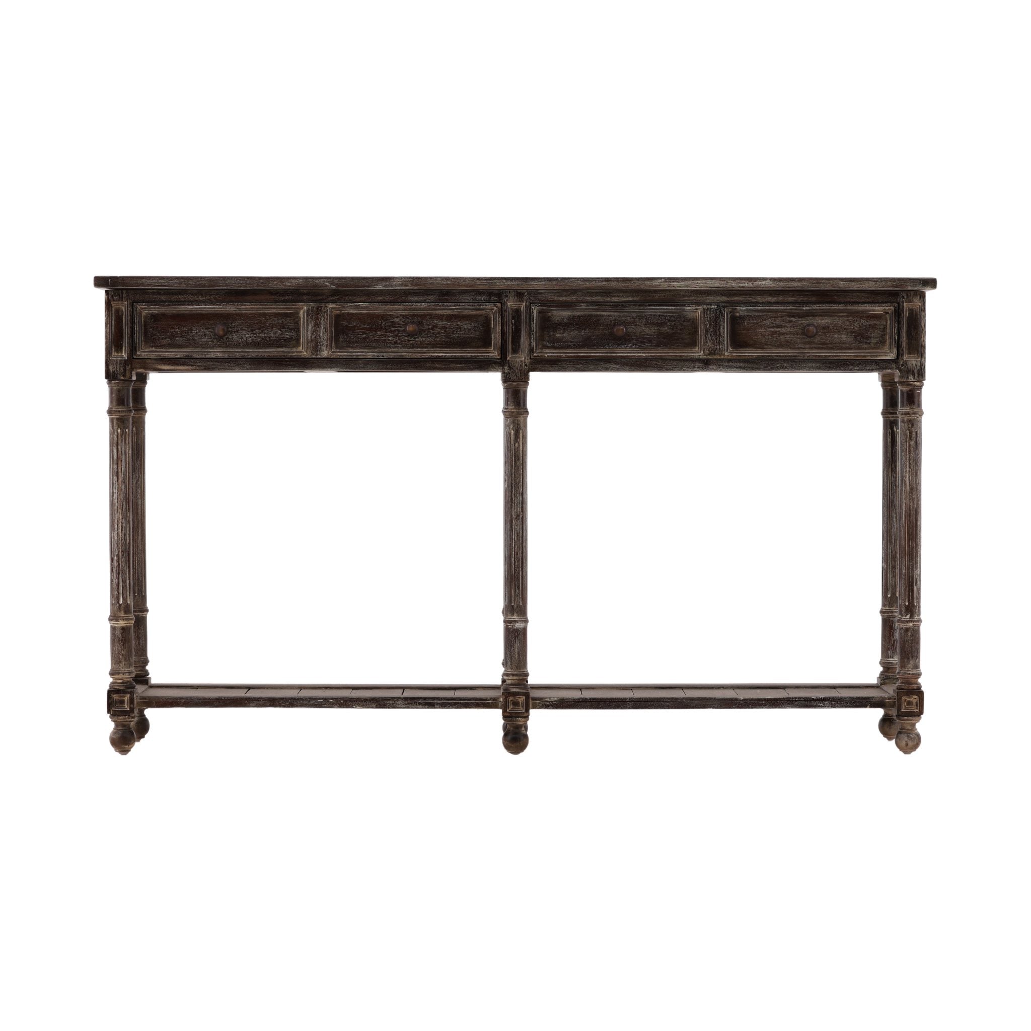 Narrow Console - 57.25' detail view by Furniture Classics at ZIN Home