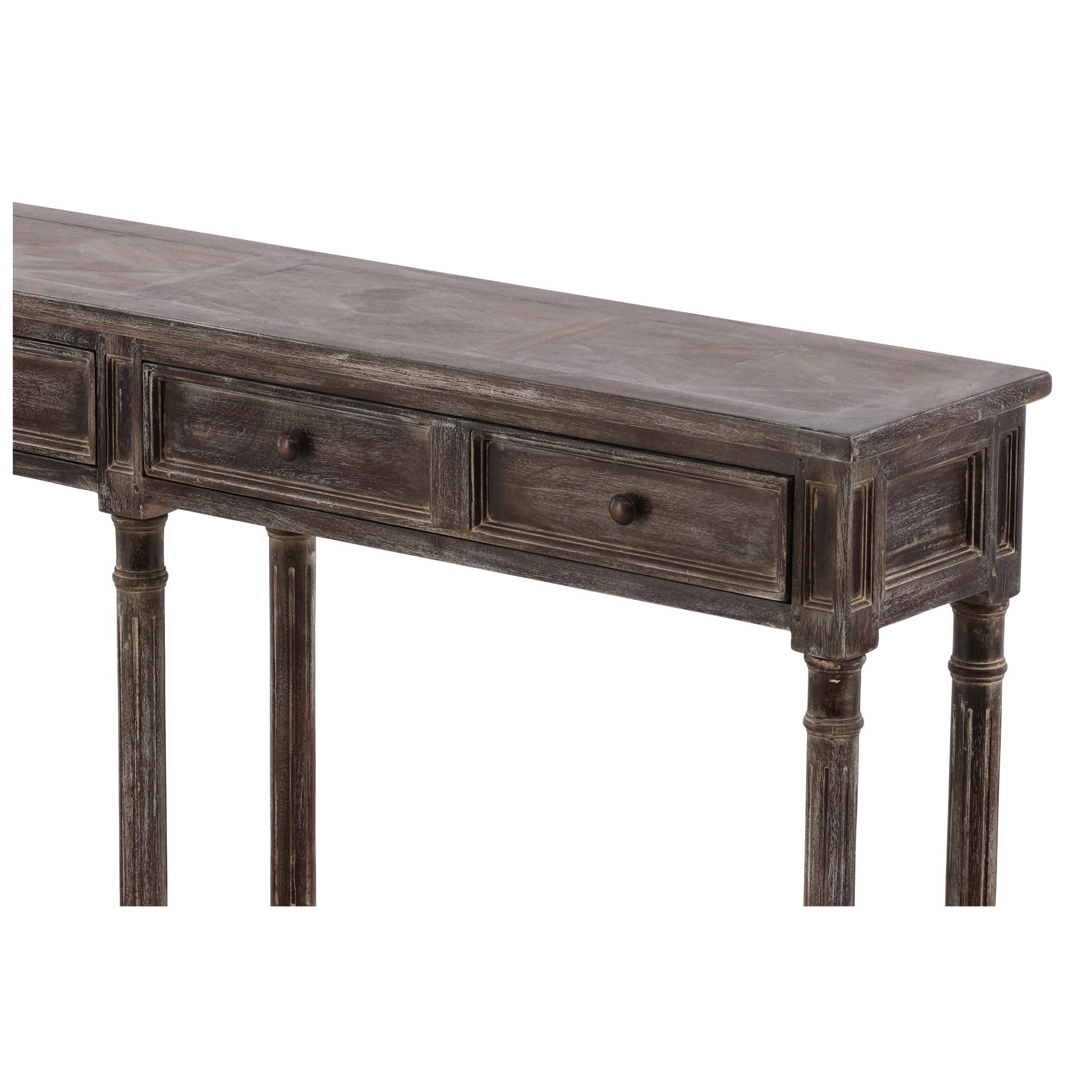 Narrow Console - 57.25' detail view by Furniture Classics at ZIN Home