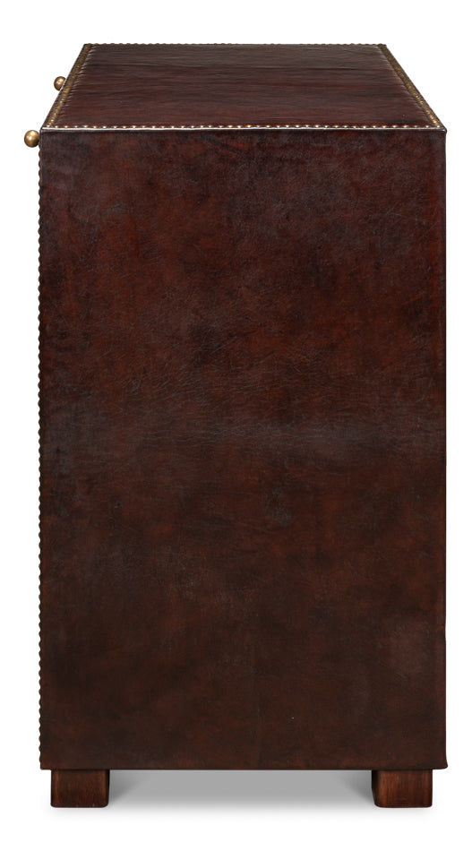 Studded Gentleman's Chest by Sarreid Ltd - view 9
