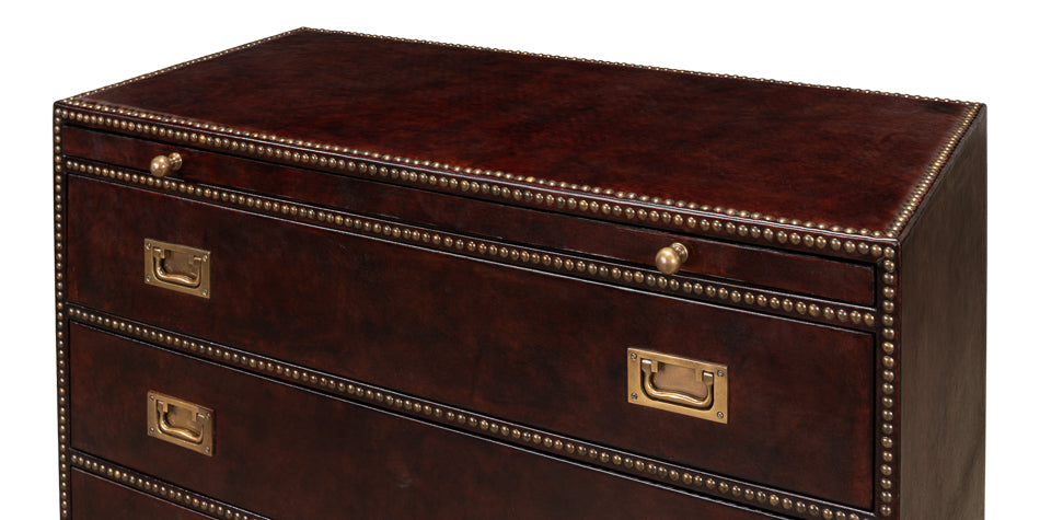 Studded Gentleman's Chest by Sarreid Ltd - view 5