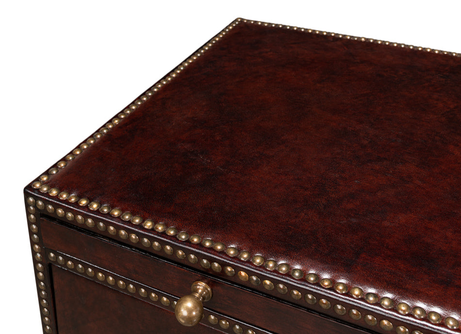 Studded Gentleman's Chest by Sarreid Ltd - view 6