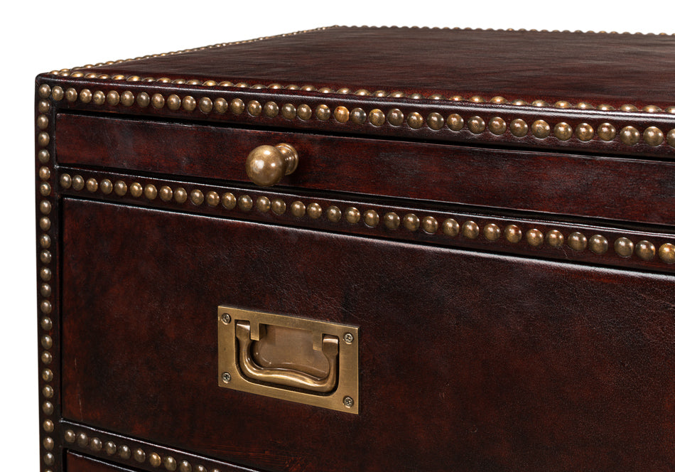Studded Gentleman's Chest by Sarreid Ltd - view 7